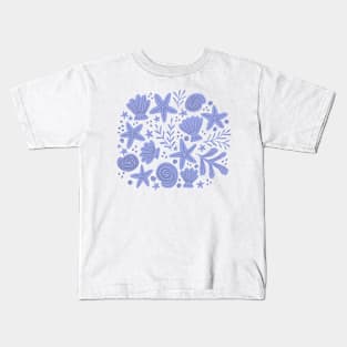 Treasures from the beach - Light blue Kids T-Shirt